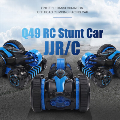 

JJRC Q49 RC Stunt Car 24G 2WD Double-sided Flip One Key Transformation Off-road Climbing Racing Car for Kids