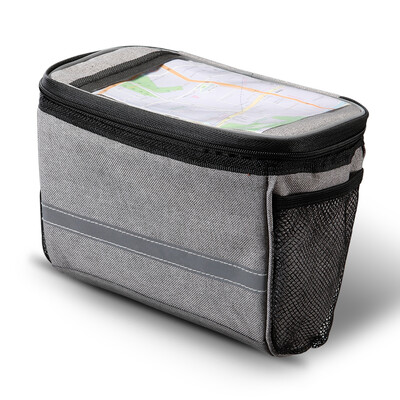 

Bike Front Bag Bicycle Cycling Phone Holder Bag Bike Front Pannier MTB Road Bike Commuter Bike Handlebar Bag Bike Cooler Bag