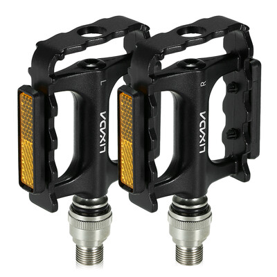 

Lixada Bike Quick Release Pedals MTB Bike Bicycle Cycling Platform Pedal with Pedal Extender Adapter
