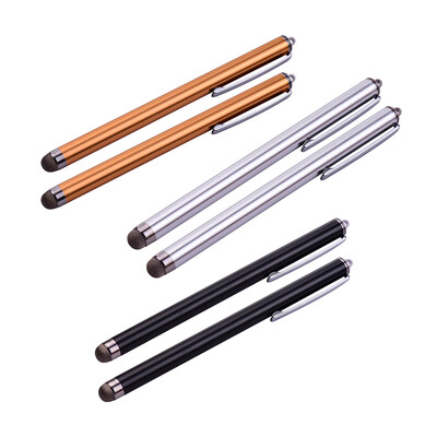 

135cm 53in Universal Capacitive Stylus Pens for TouchScreens Cellphone Tablet with Fiber Tips Bundle of 6pcs 6Silver