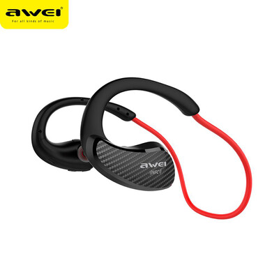 

New Awei A881BL NFC bluetooth earphones IPX4 f waterproof wireless headphone connect two devices for Iphone SamSung Xiaomi