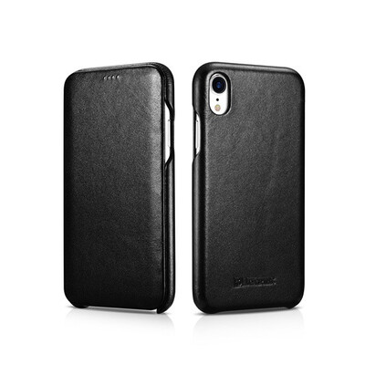

ICARER Fashion Case For Apple iPhone XR  MAX Case Skin Genuine Leather Book Cover For iPhone X  Phone Case real leather Busi