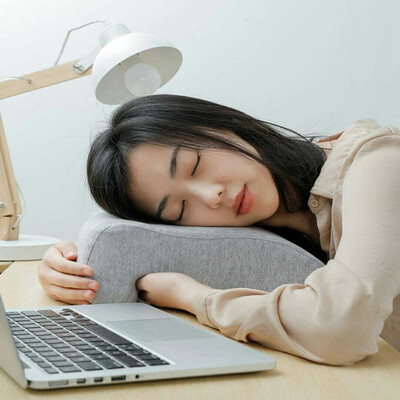

Xiaomi 100 Cotton Memory Pillow Slow Rebound Health Care Memory Foam Pillow Memory Foam Pillow Support The Neck Fatigue Relief