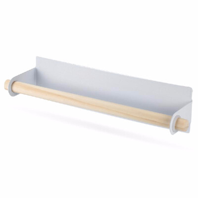 

Space-saving Towel Bar Self-adhesive Single Pole Towel Bar Towel Holder Towel Rack Plastic Wrap Holder Paper Roll Holder Closet Ha