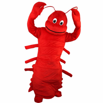 

LangtengRed Crayfish Mascot Costume Cartoon Cosplay Party Halloween Christmas Festival Performance