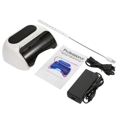 

Anself 48W LED CCFL Nail Lamp Nail Gel Dryer Nail Curing Machine Fingernail & Toenail Gel Curing 110-240V Nail Art Painting Salo