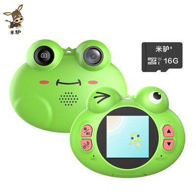 

Mi Fu k2 childrens digital camera travel photo video cartoon camera boy girl photo small SLR mini cute toy birthday gift