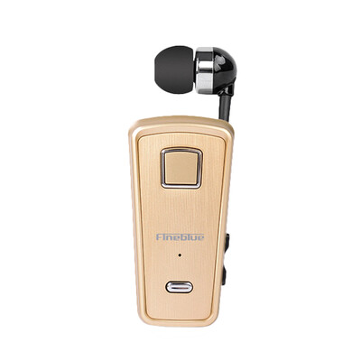 

Fineblue F980 Clip-on Bluetooth 40 Headphones Cable Retractable Earphone Stereo Music Headsets Vibration Alert Hands-free w Micr