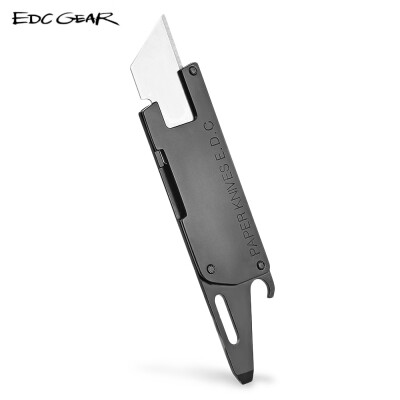 

EDC GEAR Multifunctional Knife Paper Cutter Bottle Opener Screwdriver Hanger Survival Tool