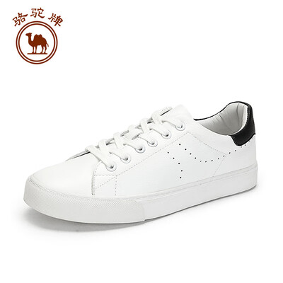 

Camel brand white shoes male Korean version with tide skateboard collision color casual sports W912226530 white black 40 250 yards