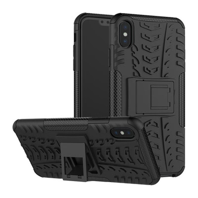 

Heavy Duty Armor Shockproof Hard Hybird Silicone Phone Cover Case for iPhone XS Max XR XS X 8 Plus 7 Plus 6 Plus 5 5S SE