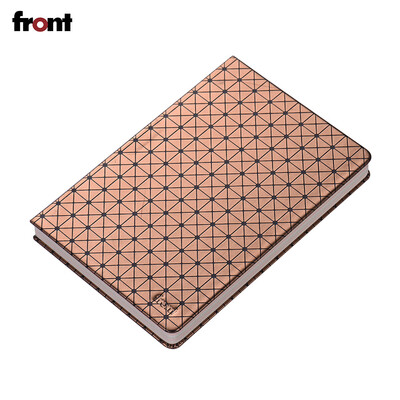 

front Exquisite Hard Cover A5 Notebook with Rainbow Color Spine BlankPlain Paper Travel Journal Diary Writing Sketching Notepad P