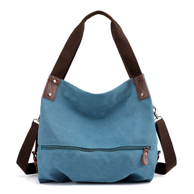 

Canvas Bag Ladies Student Shoulder Bag Handbag Travel Bag Messenger Bag