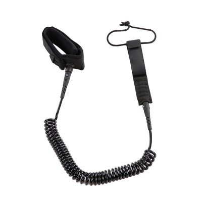 

55mm Thick Coiled SUP Leash Cord Body Board Bodyboarding Ankle Leash for Paddleboard Surfboard