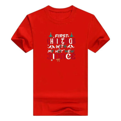 

First Christmas With My Hot New Fiance Gildan - Pullover Womens T-Shirt