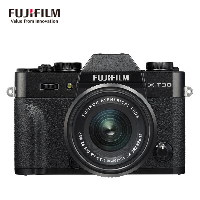 

Fuji FUJIFILM X-T30XT30 XC15-45 micro single camera 2610 million pixels 4K video Bluetooth WIFI black