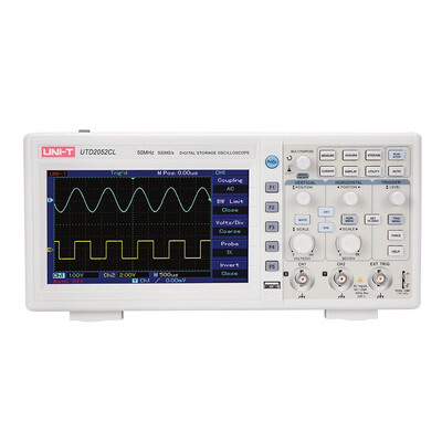 

UNI-T UTD2052CL Digital Oscilloscopes 7 inch LCD Display USB interface 2CH 50MHZ Scopemeter Scope meter