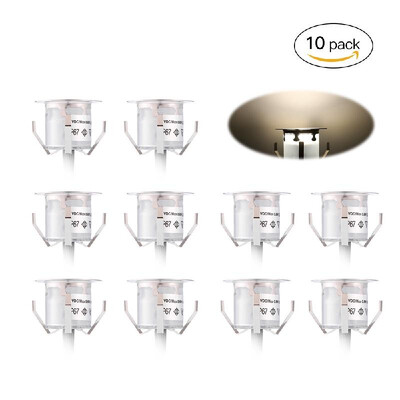 

10PCS LED Deck Light 06W 500LM SMD2835 Small Recessed In-ground Underground IP67 Waterproof Spotlight Outdoor Landscape Garden Ya