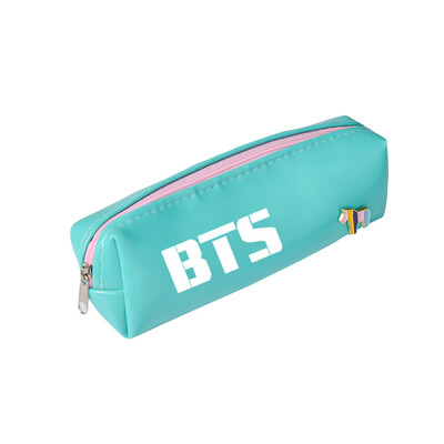 

Lovely BTS Stationery Bag Student Pencil Storage Bag Boy Girl Cute Zipper Large Capacity School Office Pencil Pouch Gift