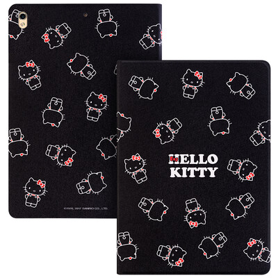 

Hello Kitty iPad Air 2019 new protective cover iPad Pro105 inch protective shell all inclusive anti-fall smart sleep cartoon bracket leather phantom Katie cat