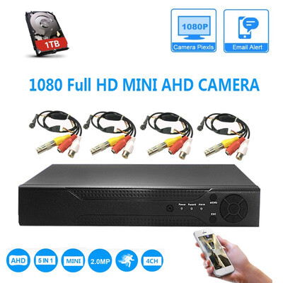 

Security surveillance camera Ultra-small camera AHD 1080P with dvr night vision Mobile Remote View Playback Wired CCTV KIT