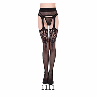 

Fashion Womens Mesh Net Fishnet Stockings Pantyhose Black High Waist Tights