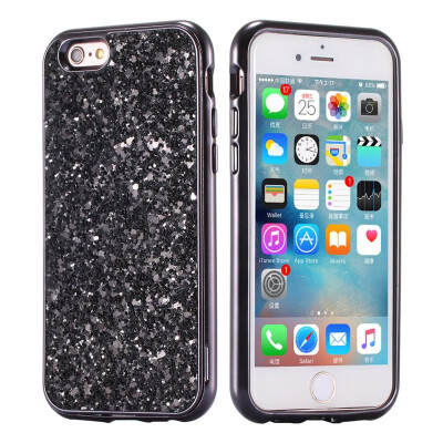 

MOONCASE Apple iPhone 66S Glitter PC Case - Black