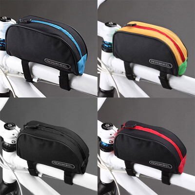 

Roswheel Bicycle Cycling Frame Front Top Tube Bag Outdoor Mountain Bike Pouch 1L Black & Yellow 12654