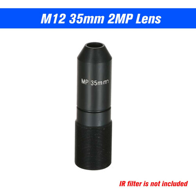 

HD 20 Megapixel 35mm Pinhole Lens without IR Filter for Action Cameras M12 Mount Image Format 127" Aperture F16 Viewing Angle