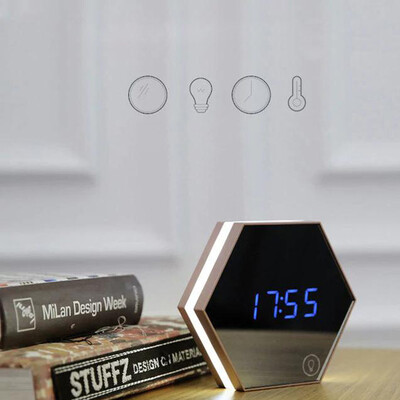 

Multi Function clock Night Light Wall Lamp