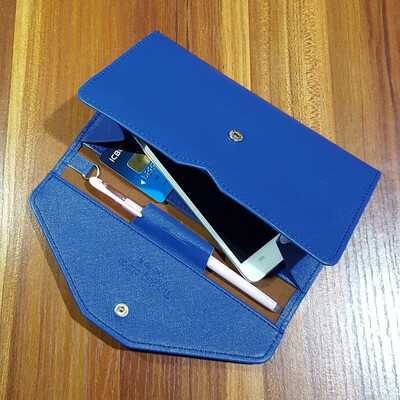 

LKX New Style Envelope Designer Clutch Wallets For Women Hasp Pocket To Coin Card Holder Female Purses Long Wallet Ladies