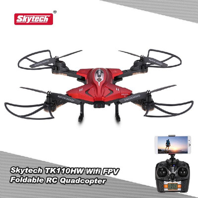 

Original Skytech TK110HW Wifi FPV 03MP Camera Foldable RC Quadcopter with Flight Plan Route App Control