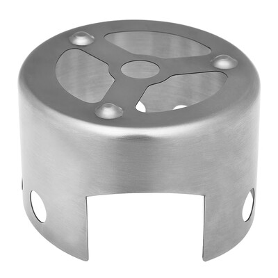 

Outdoor Alcohol Stove & Rack Combo Set Mini Portable Alcohol Stove with Rack Windscreen for Camping Hiking Backpacking