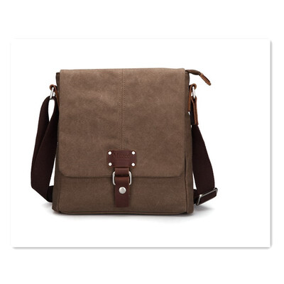 

Multi-function canvas shoulder mini handbag military retro mens Messenger bag small Messenger bag men