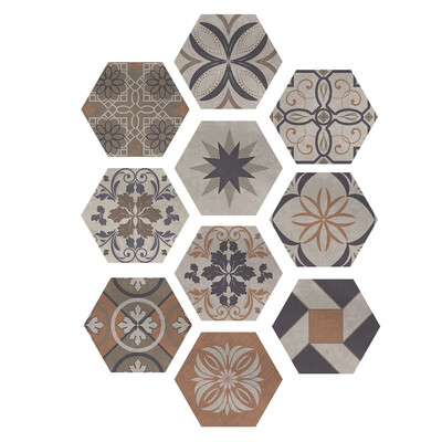 

10 PcsSet Self-adhesive Floor Sticker for Bathroom Kitchen Backsplash Tiles Wall DIY Home Decal Removable Decor
