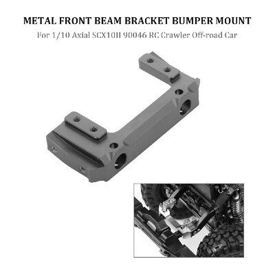 

Front Beam Bracket Bumper Mount Metal for 110 Axial SCX10II 90046 RC Crawler Off-road Car