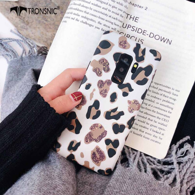 

Tronsnic Leopard Fashion Phone Case for Samsung Galaxy S9 S9 Plus Soft Case Luxury Covers Yellow Gold Pink