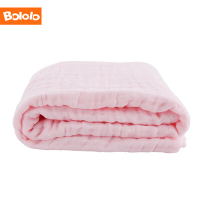 

Bologo baby gauze bath towel super soft water newborn cotton towel autumn&winter thickening 6 layer hug is BL-8313 pink