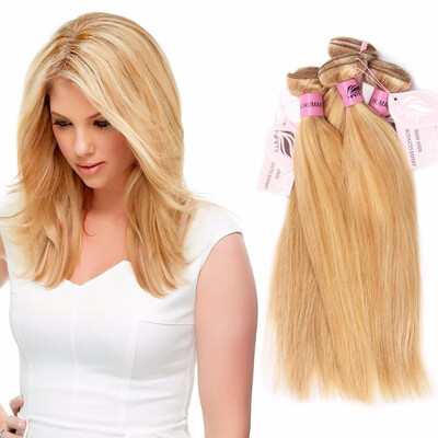 

Nami Hair Piano Color Brazilian Straight Hair Weave 3 Bundles Honey Blonde P27613 Human Hair Extensions