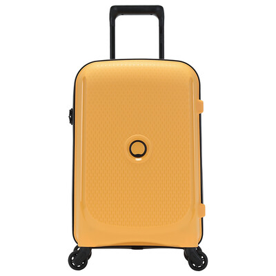 

French Ambassador Delsey fashion colorful trolley case 20 inch slimPP suitcase can board the suitcase men&women universal wheel yellow 840