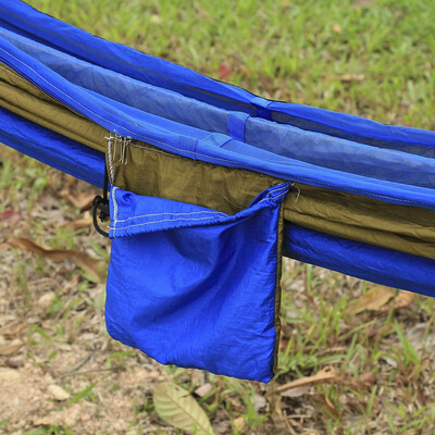 

260x140CM Parachute Hammock fabric Mosquito Net Adult Outdoor Backpacking Travel Survival Hunting Sleeping Bed Portable With rope