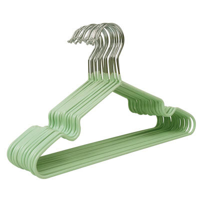 

Huiyi hanger dipping drying rack non-slip bold hanger shoulder wet&dry childrens clothing hanging clothes support 20 Pack HY-X102