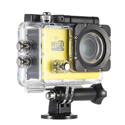 

Full HD Wifi Action Sports Camera DV Cam 20" LCD 12MP 1080P 30FPS 140 Degree Wide Lens Waterproof for Car DVR PC Camera Diving Bi