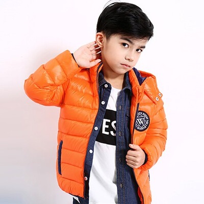 

BoysThickened Down Garment Short Kids Warm Coat 12 Middle School Childrens Winter Light Fashion KidsWear