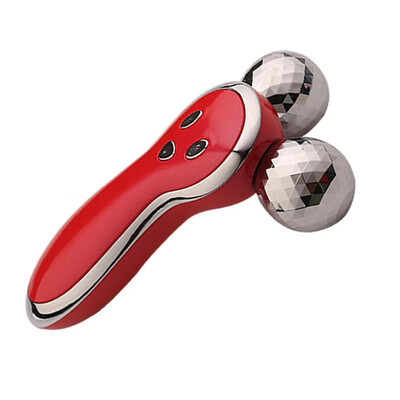 

Compact 3D Roller Massager Pro Thin Face Massage RelaxationWrinkle Remover Tool 360 Degree Rotation Full Body Facial Massager M3