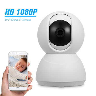 

1080P WiFi Camera Smart IP Camera Baby Monitor Wireless Cam for BabyNannyElderDogPets Monitoring with APP PanTilt 2-way Aud