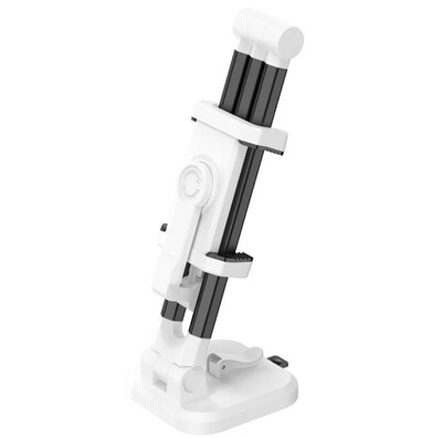 

Lazy people phone support desktop multi-function telescopic folding bed aluminum alloy 360 ° rotating live support