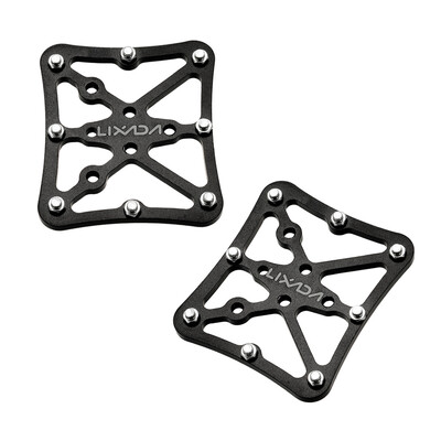 

Lixada 1 Pair Universal Clipless Pedal Platform Adapter for Clip-in Pedals