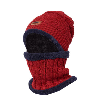 

Warm Knit Neckerchief Winter Plush Scarf Neck Warmer Women Men Sports Hiking Camping Cycling Outdoor Sports Equipment