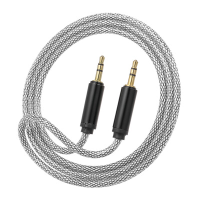 

35 mm Jack Auxiliary Audio Cable Male to Male Auxiliary Audio Cable for CarPhoneLaptopSilver